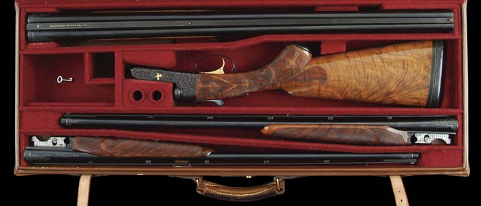 Appraisal: SPECTACULAR ULTRA RARE CASED WINCHESTER MODEL DBL BBL SHOTGUN -BBL