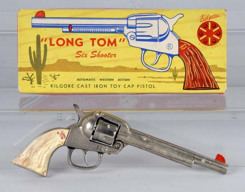 Appraisal: Kilgore Long Tom Cap Gun Description Has one warped grip