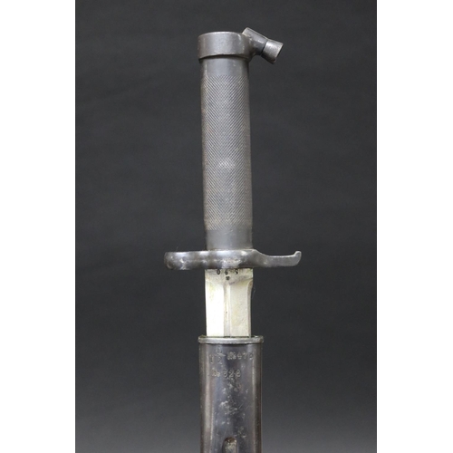 Appraisal: Swedish Model bayonet and scabbard Kiesling An excellent example in