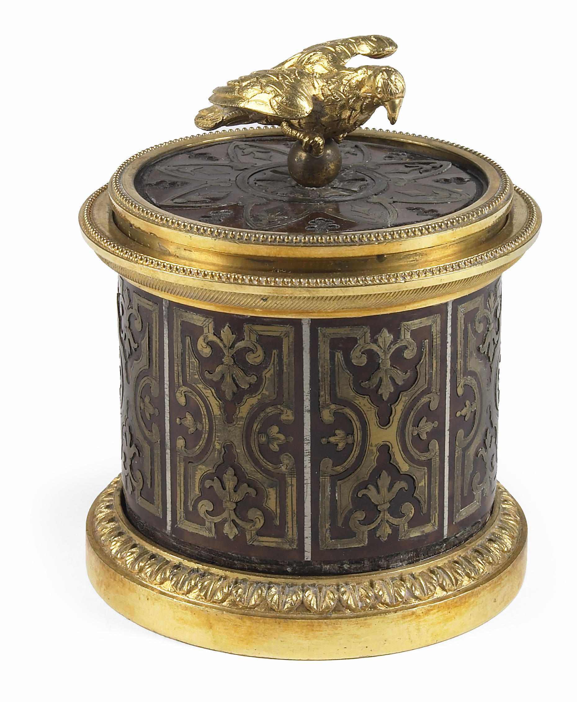 Appraisal: A Napoleon III Boulle and gilt bronze encrier third quarter