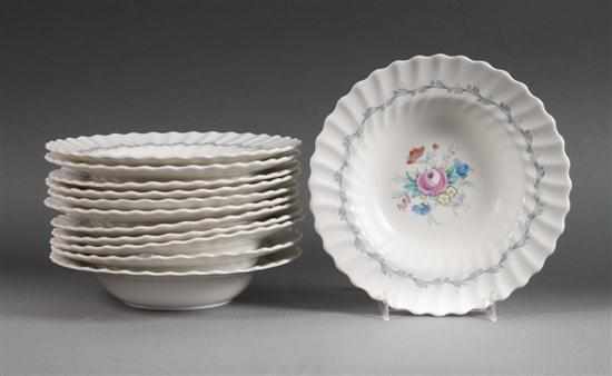 Appraisal: Set of Royal Doulton china soup bowls in the ''Chelsea