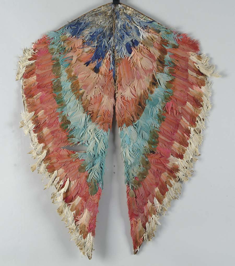 Appraisal: FEATHERED WINGS NON-INDIAN Possibly theatrical costume Note Consigner states this