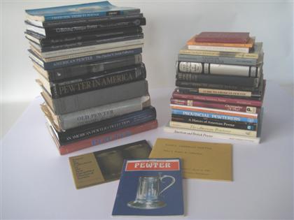 Appraisal: Collection of reference books mostly pewter