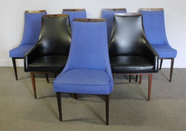 Appraisal: Set of Kipp Stewart for Directional Dining ChairMidcentury set of