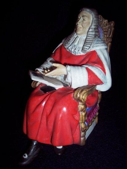 Appraisal: A Royal Doulton figure The Judge HN cm high