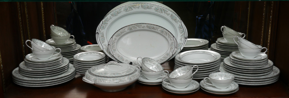 Appraisal: NORITAKE BELMONT FINE CHINA SERVICE Approx pieces to include dinner