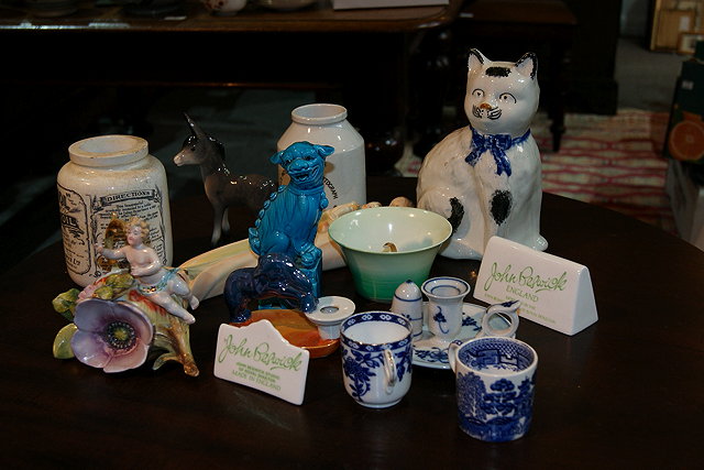 Appraisal: A SMALL COLLECTION OF CHINA to include a Beswick stand