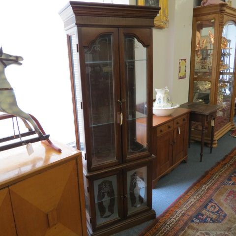 Appraisal: Modern Display Cabinet tall wide deep