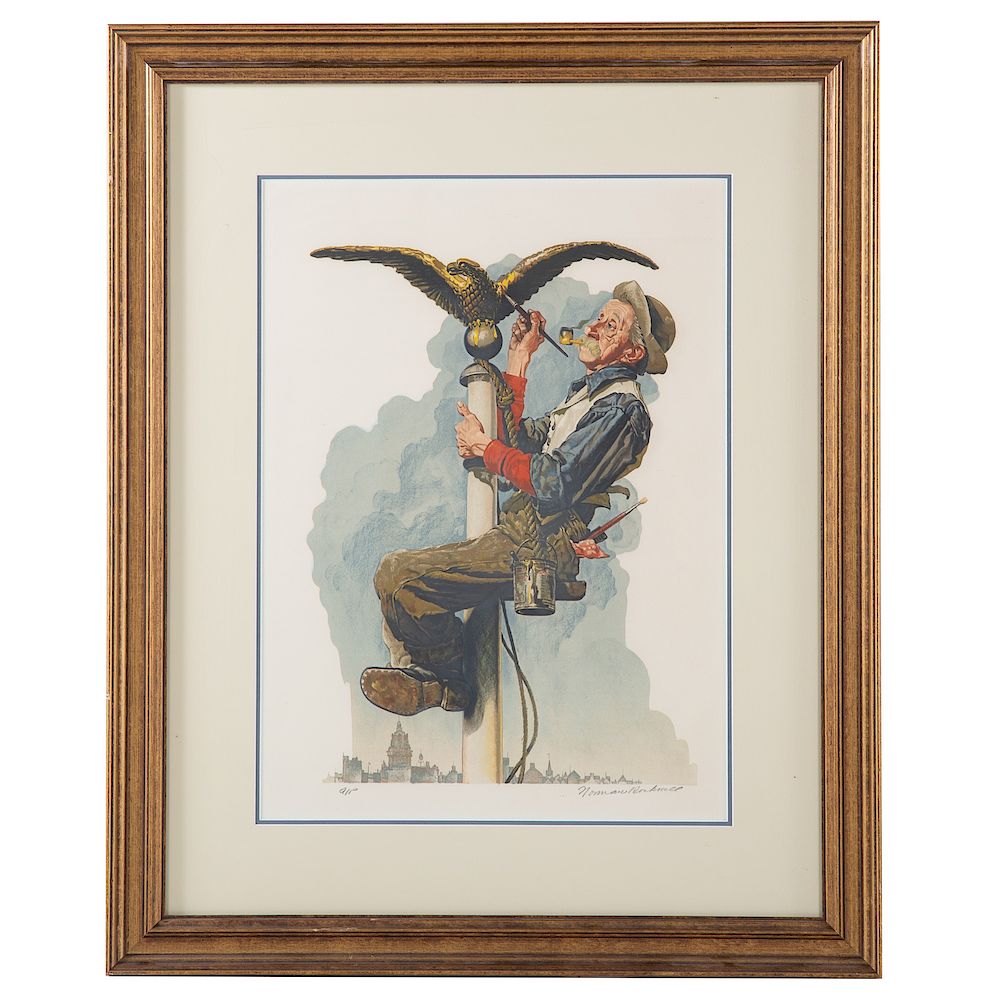 Appraisal: Norman Rockwell Gilding the Eagle Norman Perceval Rockwell American -