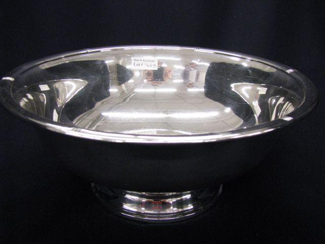 Appraisal: Sterling Silver Fruit Bowl weighted