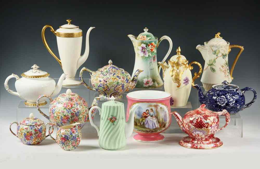 Appraisal: COLLECTION PCS PORCELAIN TEA COFFEE HOT CHOCOLATE SERVICE - Including