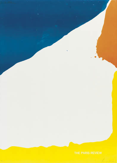 Appraisal: HELEN FRANKENTHALER Paris Review Color screenprint on white Arches paper