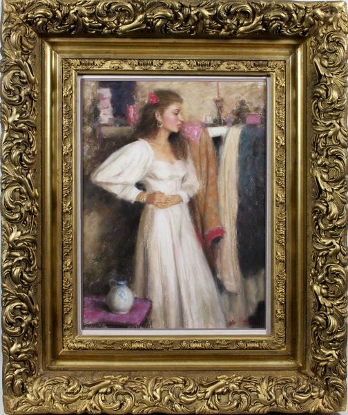 Appraisal: N Fenchin Russian-American - young woman pastel on paper x