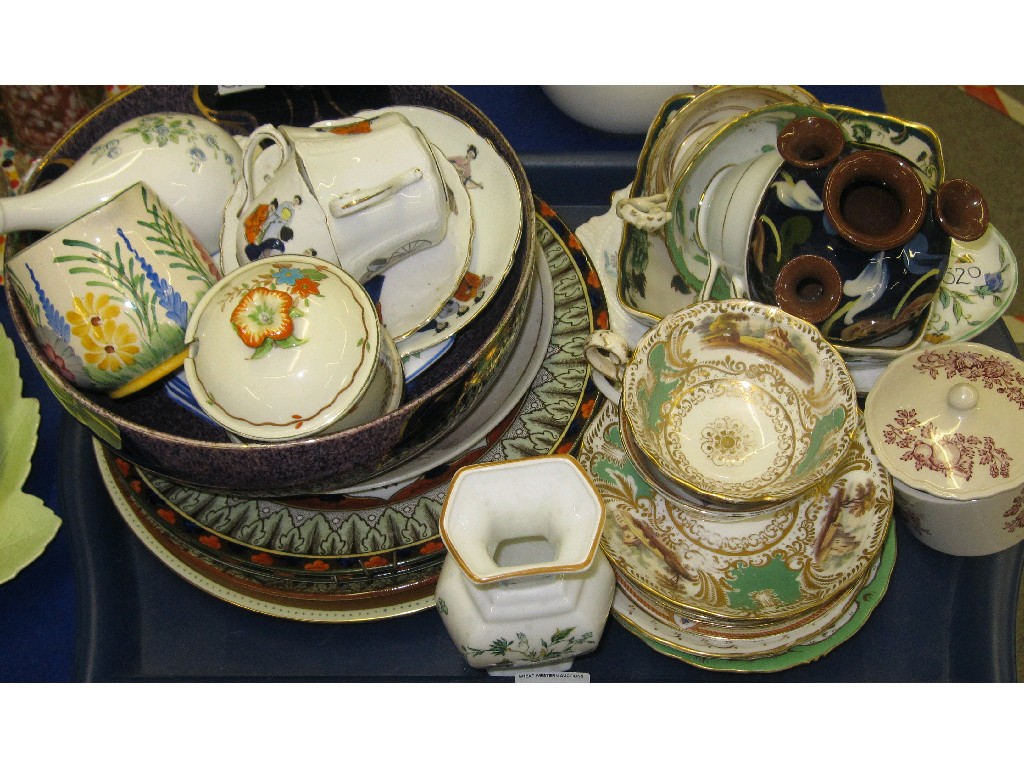 Appraisal: Tray lot comprising assorted ceramics - Masons Teawares etc