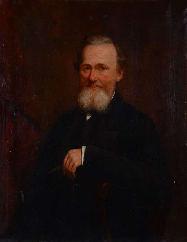 Appraisal: COOK Charles Henry UK - Portrait of a Bearded Gentleman