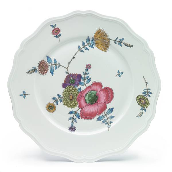 Appraisal: A Reynaud Limoges porcelain dinner service in the An nomes