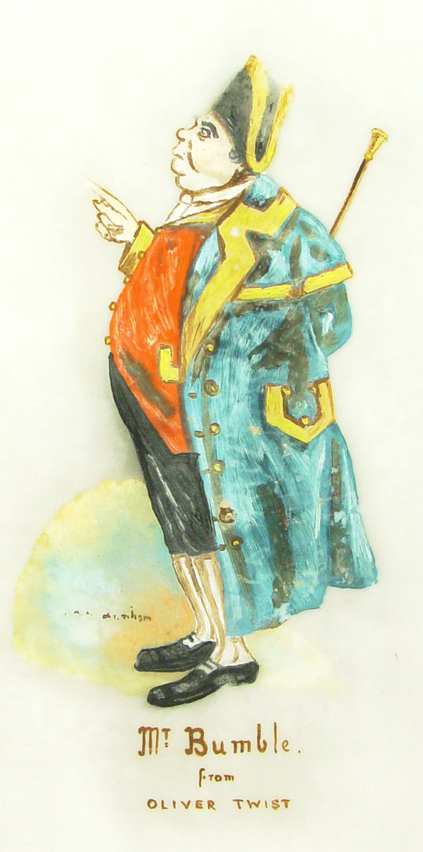 Appraisal: G A Sydenham - Two watercolours from the Oliver Twist