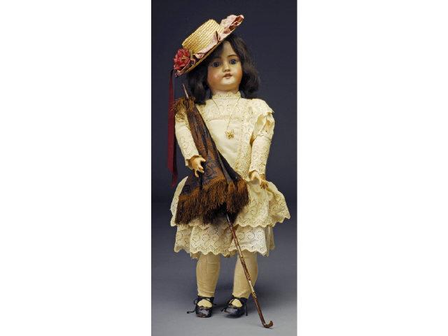 Appraisal: CM Bergman China Head Child Doll Description Composition jointed body