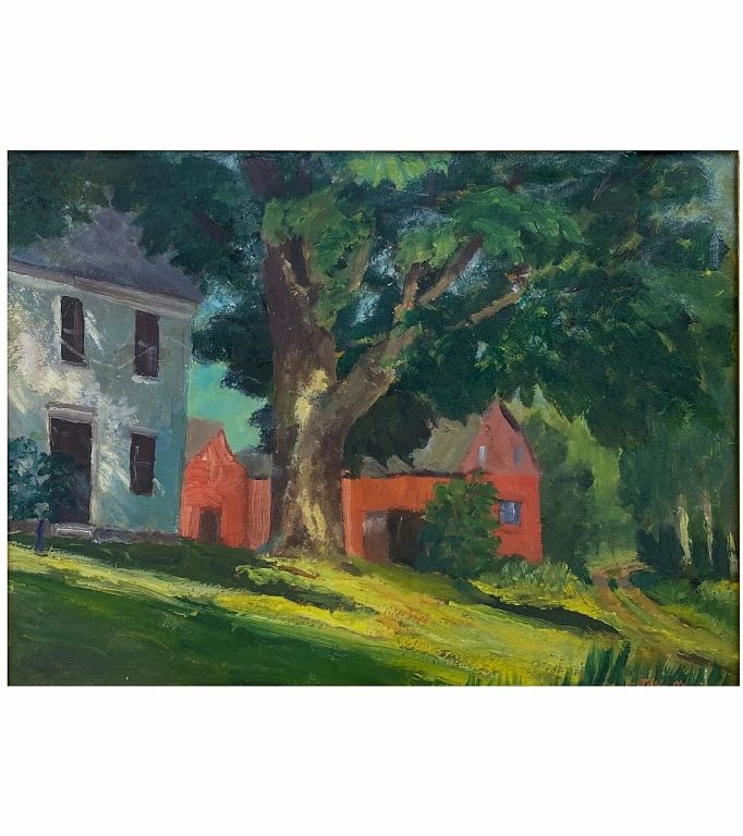 Appraisal: American School After John Sloan - Oil On board Signed