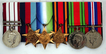 Appraisal: A GROUP OF WORLD WAR II GENERAL SERVICE MEDALS to