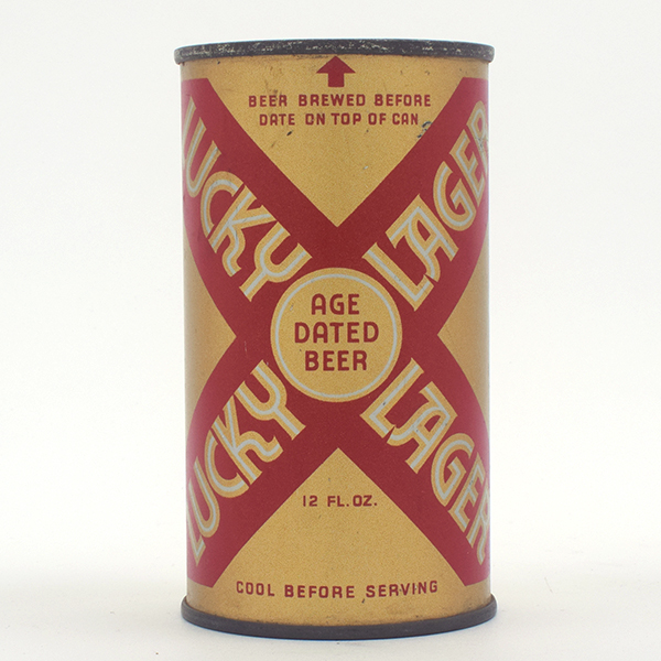 Appraisal: Lucky Lager Opening Instruction Flat Top R RARITY - Reference