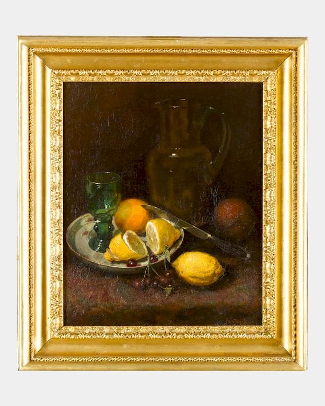 Appraisal: Pericles Pantazis - Pericles Pantazis - Still life with fruits