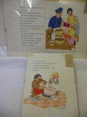 Appraisal: Joan Hickson original Postman Pat book illustration They Held the