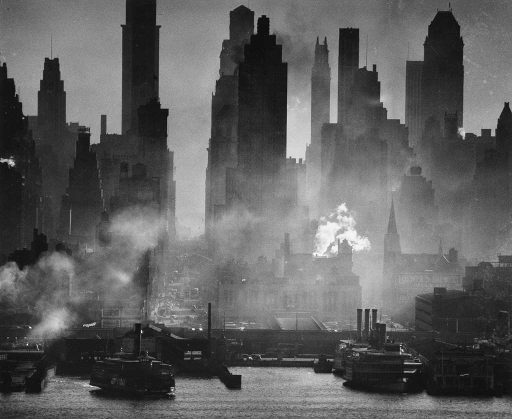 Appraisal: ANDREAS FEININGER - Midtown Manhattan at nd Street Silver print