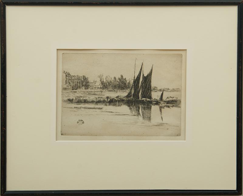 Appraisal: JAMES ABBOT MCNEIL WHISTLER - HURLINGHAM KENNEDY Etching on laid