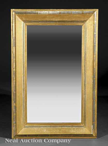 Appraisal: An American Classical Giltwood Mirror early th c Philadelphia cove-molded