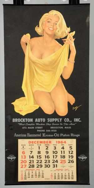 Appraisal: Baz Pinup Calendar from Brockton MA Only three to four