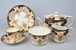 Appraisal: A Royal Crown Derby tea service decorated in the Imari