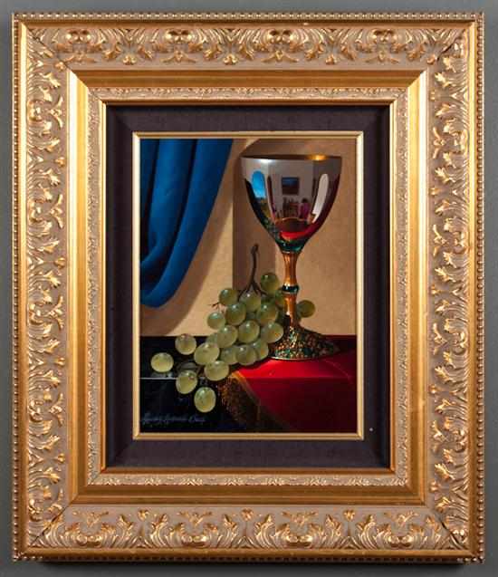 Appraisal: Stanley Maxwell Brice American b ''Wine Fest'' oil on canvas