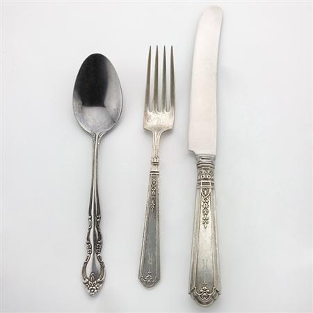 Appraisal: Group of Sterling Silver Flatware Estimate -