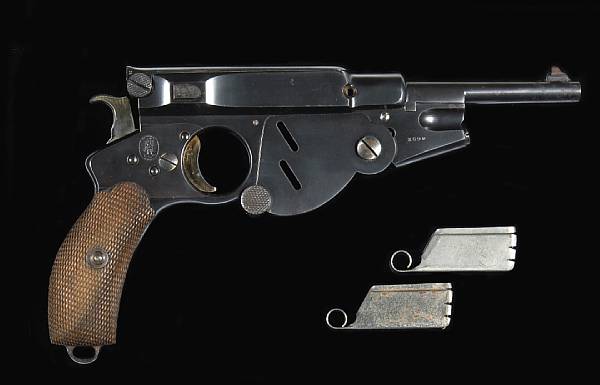 Appraisal: A Bergmann Model No semi-automatic pistol Serial no mm Blued