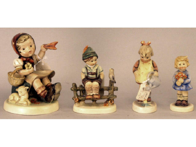 Appraisal: Collection of Hummel figurines including Fair Well Way Side Harmony