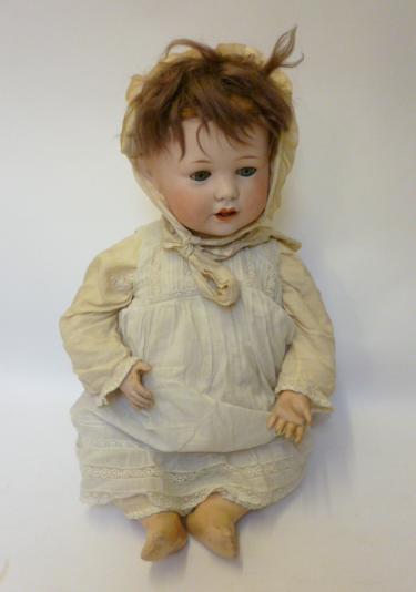 Appraisal: A Cuno Otto Dressel Jutta bisque head girl doll with