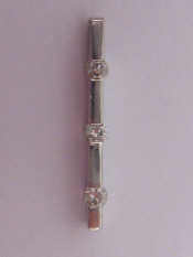 Appraisal: A white metal marked Pt for platinum diamond pendant approx