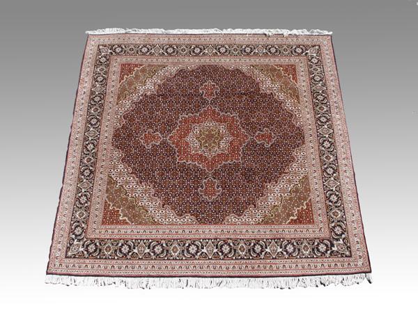 Appraisal: HAND TIED TABRIZ RUG Approx ' '' x ' ''