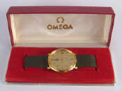 Appraisal: A gent's carat gold Omega De Ville wristwatch with Automatic