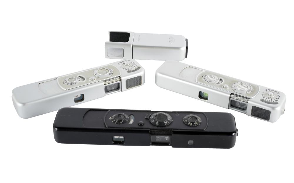 Appraisal: THREE MINOX MINI SPY CAMERASMinox Minox B Minox C Condition