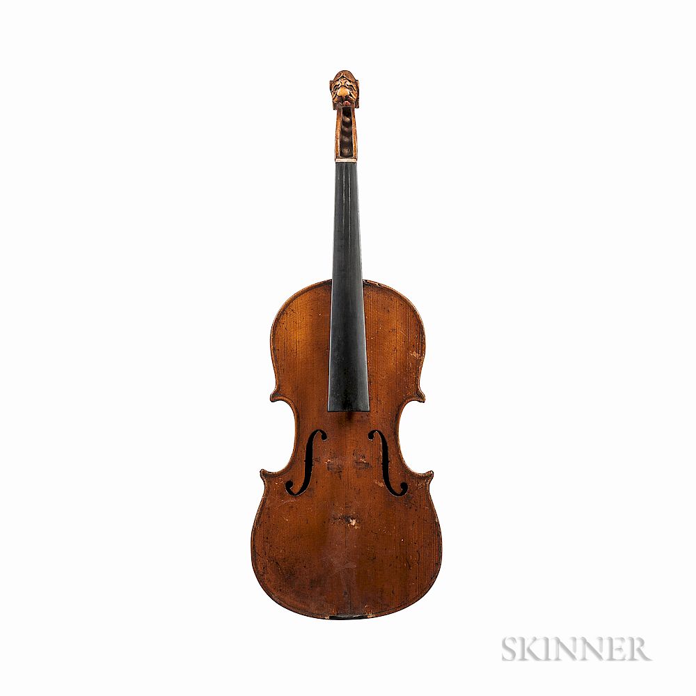 Appraisal: German Half Size Violin German Half Size Violin unlabeled length