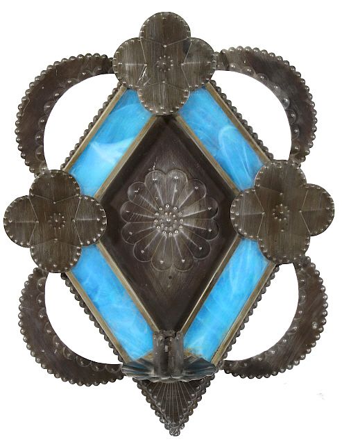 Appraisal: Mexican Colonial Style Wall Mounted Candle Holder For your consideration