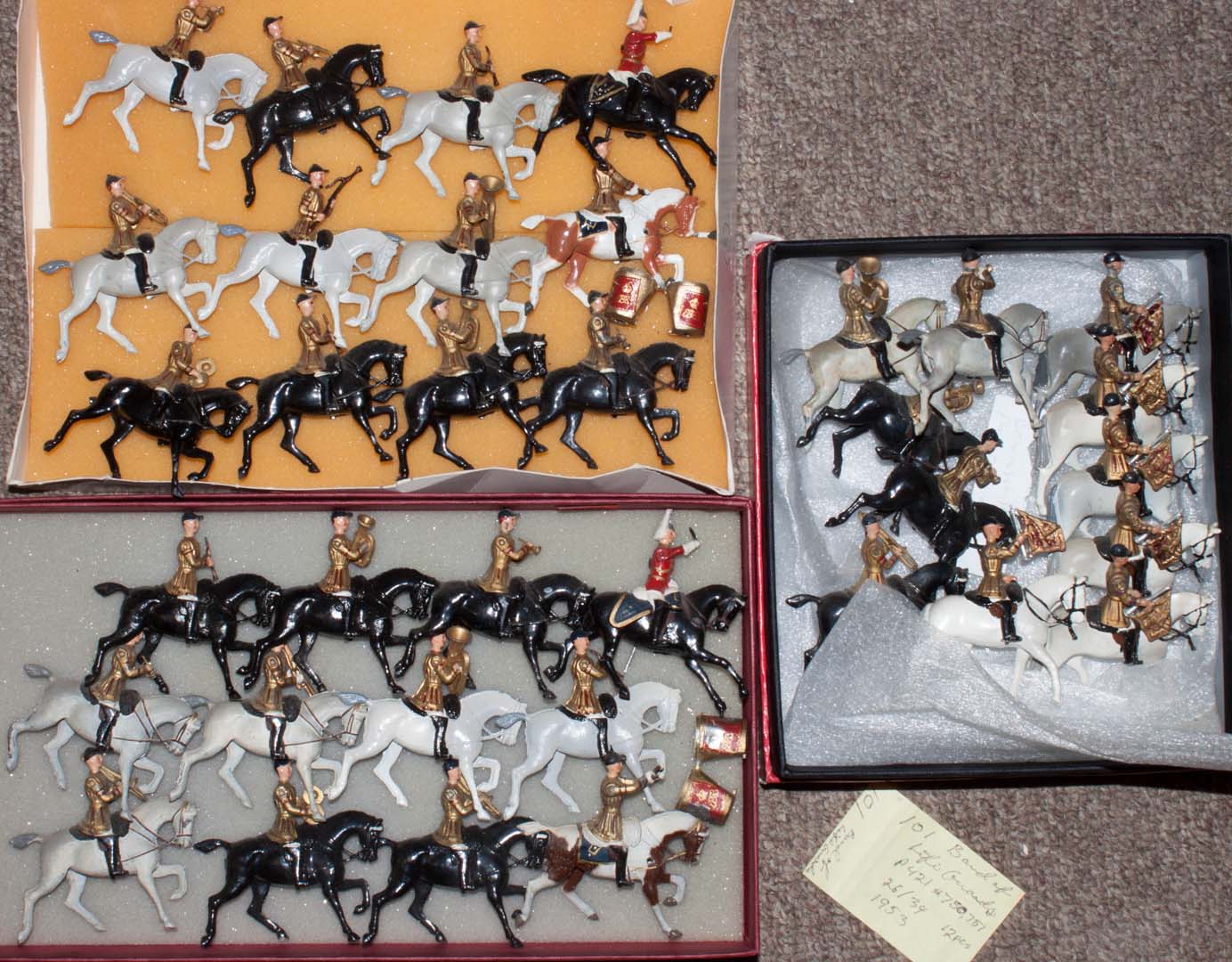 Appraisal: mounted Britains figures Band of the Lifeguards each figure a