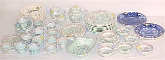 Appraisal: Porcelain including Adams Calyxware sixty five pieces some damage along