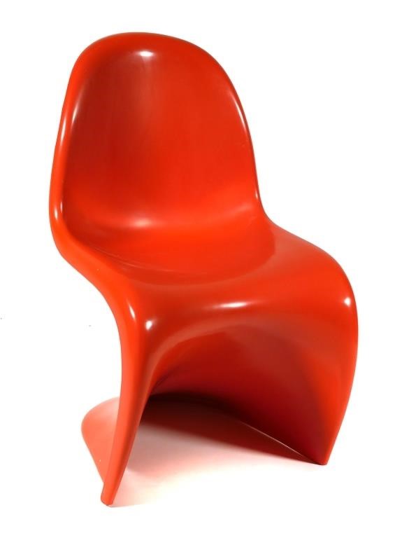 Appraisal: Mid-century modern original Herman Miller Panton chair designed by Verner