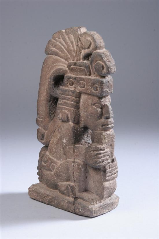 Appraisal: PRECOLUMBIAN STONE HACHA - in high