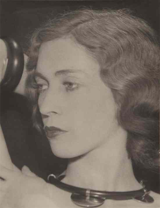 Appraisal: Man Ray American - Model with Necklace gelatin silver print