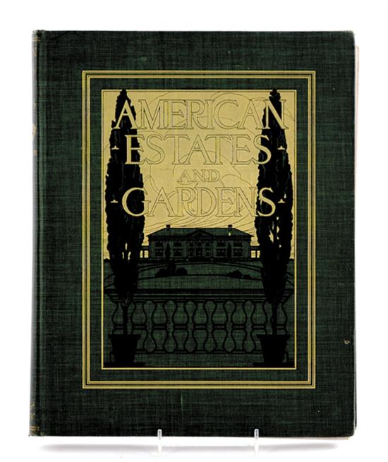 Appraisal: Rare book Estates and gardens published Ferree Barr AMERICAN ESTATES