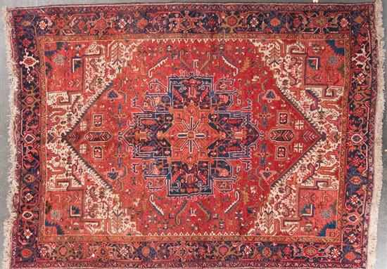 Appraisal: Persian Herez carpet Iran modern x Estimate - Even wear